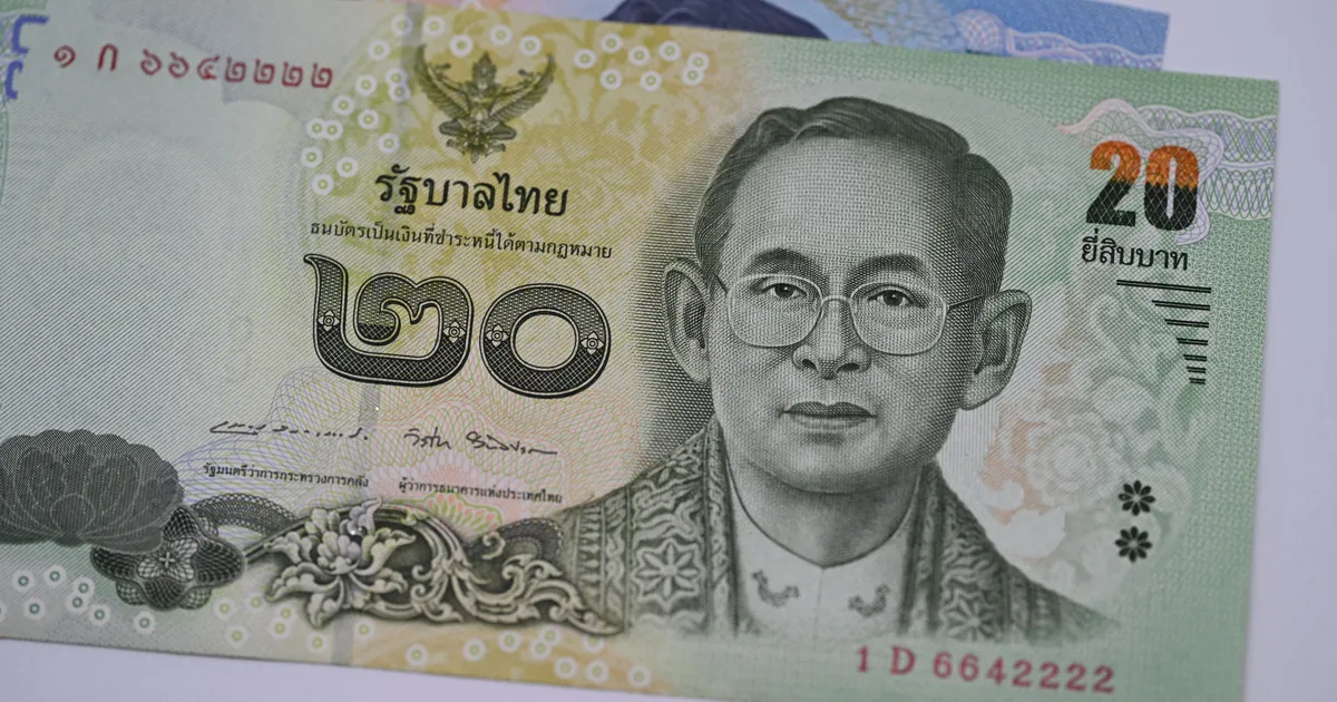 Thais bankbiljet van 20 baht